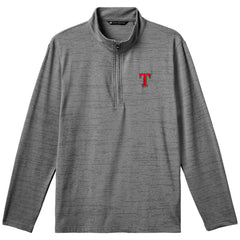 Texas Rangers TravisMathew The Heater Quarter-Zip Pullover Top - Gray Pullover