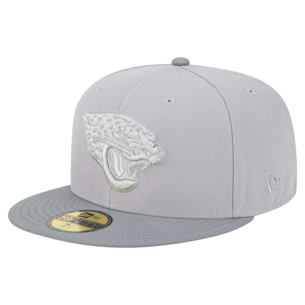 Jacksonville Jaguars New Era Iron Cloud 59FIFTY Fitted Hat - Gray/Graphite Hats