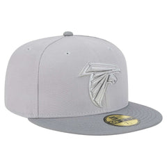 Atlanta Falcons New Era Iron Cloud 59FIFTY Fitted Hat - Gray/Graphite Hats