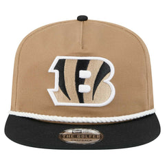 Cincinnati Bengals New Era Desert Golfer Snapback Hat - Khaki/Black Hats