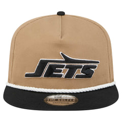 New York Jets New Era Desert Golfer Snapback Hat - Khaki/Black Hats