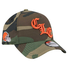 Cleveland Browns New Era Mystic Camo A-Frame 9FORTY Adjustable Hat - Camo Hats