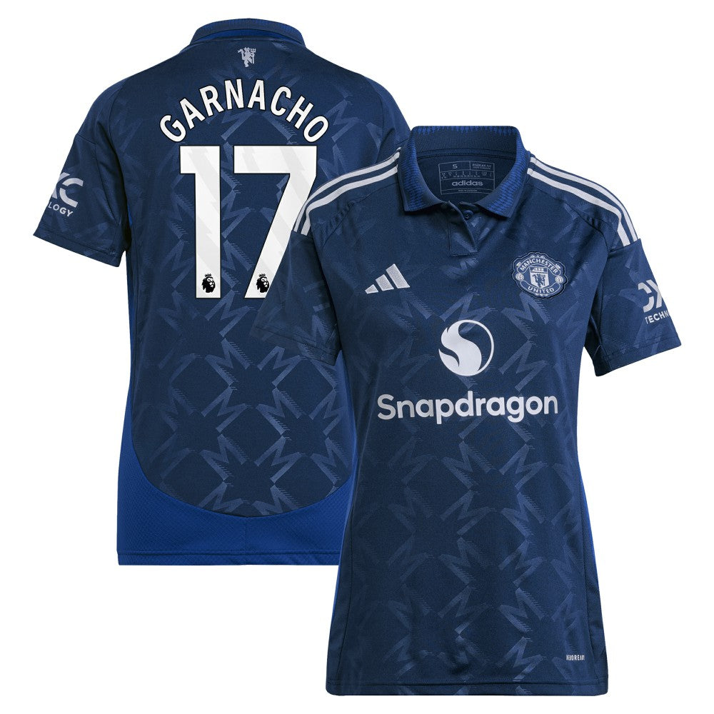 Alejandro Garnacho Manchester United Women's 2024/25 Away Replica Player Jersey Navy - Adidas discount