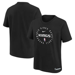 Sacramento Kings Youth Practice Legend T-Shirt Black - Nike