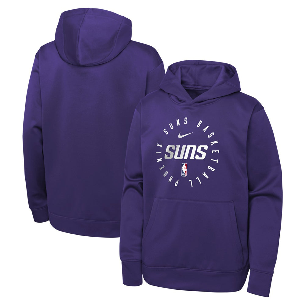 Phoenix Suns Youth Performance Practice Spotlight Pullover Hoodie Purple - Nike