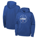 Orlando Magic Youth Performance Practice Spotlight Pullover Hoodie Blue - Nike