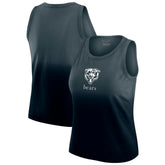 Chicago Bears WEAR by Erin Andrews x Gracie Hunt Women's Ombre Tank Top - Navy Tops