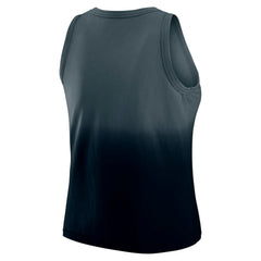 Chicago Bears WEAR by Erin Andrews x Gracie Hunt Women's Ombre Tank Top - Navy Tops