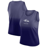 Baltimore Ravens WEAR by Erin Andrews x Gracie Hunt Women's Ombre Tank Top - Purple Tops
