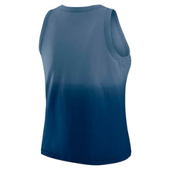 Indianapolis Colts WEAR by Erin Andrews x Gracie Hunt Women's Ombre Tank Top - Heather Navy Tops