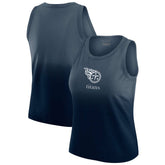 Tennessee Titans WEAR by Erin Andrews x Gracie Hunt Women's Ombre Tank Top - Navy Tops