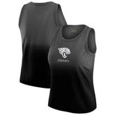 Jacksonville Jaguars WEAR by Erin Andrews x Gracie Hunt Women's Ombre Tank Top - Black Tops