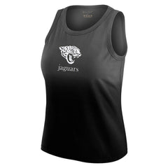 Jacksonville Jaguars WEAR by Erin Andrews x Gracie Hunt Women's Ombre Tank Top - Black Tops