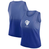 Los Angeles Rams WEAR by Erin Andrews x Gracie Hunt Women's Ombre Tank Top - Royal Tops