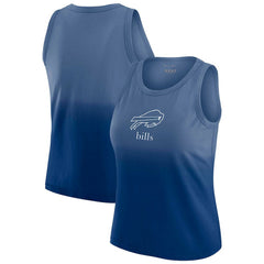 Buffalo Bills WEAR by Erin Andrews x Gracie Hunt Women's Ombre Tank Top - Royal Tops