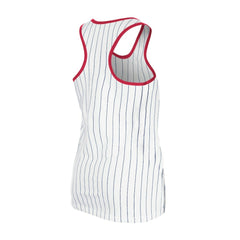 Boston Red Sox New Era Women's Gameday Pinstripe Tank Top - White Tanks