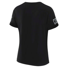 Dallas Cowboys WEAR by Erin Andrews x Gracie Hunt Women's Draft Me Lace-Up T-Shirt - Black T-shirts