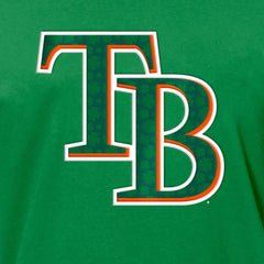 Tampa Bay Rays New Era St. Patrick's Day Shamrock Fill T-Shirt - Kelly Green T-shirts