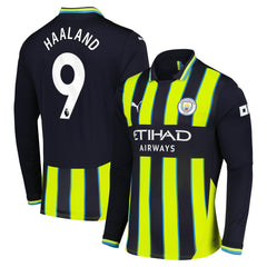 Erling Haaland Manchester City 2024/25 Away Replica Long Sleeve Player Jersey Navy - Puma online