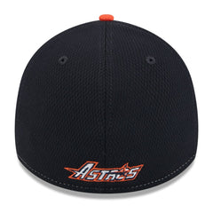 Houston Astros New Era 2025 MLB Clubhouse 39THIRTY Flex Hat - Navy/Orange Hats