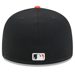 San Francisco Giants New Era 2025 MLB Clubhouse 59FIFTY Fitted Hat - Black/Orange Hats