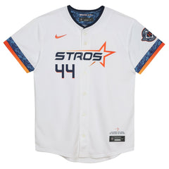 Yordan Alvarez Houston Astros Nike Preschool 2025 City Connect Limited Player Jersey - White Jerseys