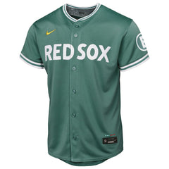 Boston Red Sox Nike Youth 2025 City Connect Limited Jersey - Green Jerseys