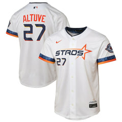 Jose Altuve Houston Astros Nike Youth 2025 City Connect Limited Player Jersey - White Jerseys