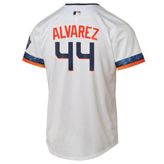 Yordan Alvarez Houston Astros Nike Youth 2025 City Connect Limited Player Jersey - White Jerseys