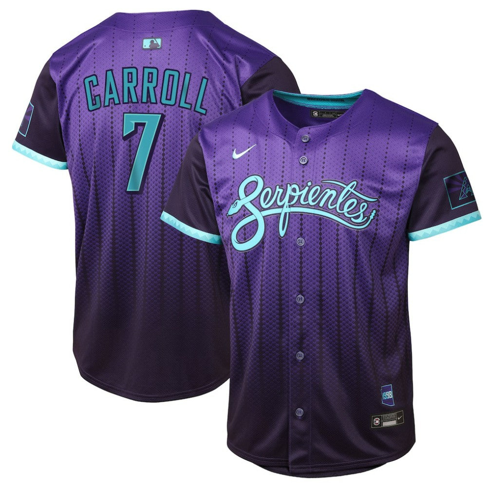 Corbin Carroll Arizona Diamondbacks Nike Youth 2025 City Connect Limited Player Jersey - Purple Jerseys