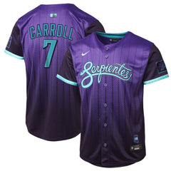 Corbin Carroll Arizona Diamondbacks Nike Youth 2025 City Connect Limited Player Jersey - Purple Jerseys