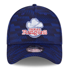 Texas Rangers New Era 2025 MLB Clubhouse 39THIRTY Flex Hat - Royal Hats
