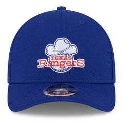 Texas Rangers New Era 2025 MLB Clubhouse 9FORTY M-Crown Adjustable Hat - Royal Hats