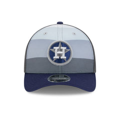 Houston Astros New Era 2025 Batting Practice 9FORTY M-Crown Adjustable Hat - Gray/Navy Hats