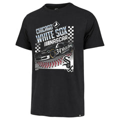 NASCAR x Chicago White Sox '47 Franklin T-Shirt - Black T-shirts