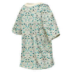 Philadelphia Eagles New Era Women's Glam Game Floral Scoop Neck T-Shirt - Cream T-shirts