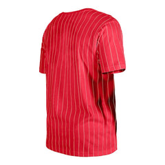 St. Louis Cardinals New Era Throwback Pinstripe T-Shirt - Red T-shirts
