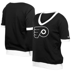 Philadelphia Flyers New Era Women's Game Day Rhinestuds T-Shirt - Black | US 201889158
