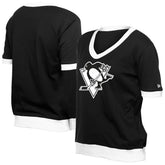 Pittsburgh Penguins New Era Women's Game Day Rhinestuds T-Shirt - Black | US 201889159