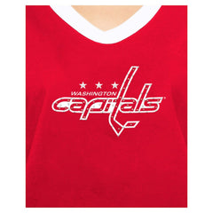 Washington Capitals New Era Women's Game Day Rhinestuds T-Shirt - Red | US 201889163