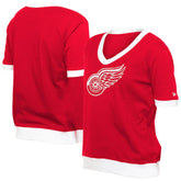 Detroit Red Wings New Era Women's Game Day Rhinestuds T-Shirt - Red | US 201889166