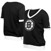 Boston Bruins New Era Women's Game Day Rhinestuds T-Shirt - Black | US 201889174