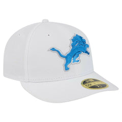 Detroit Lions New Era Omaha Low Profile 59FIFTY Fitted Hat - White Hats