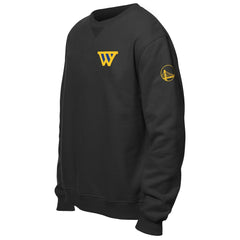 Golden State Warriors "W" Statement Pullover Sweatshirt Black - New Era outlet