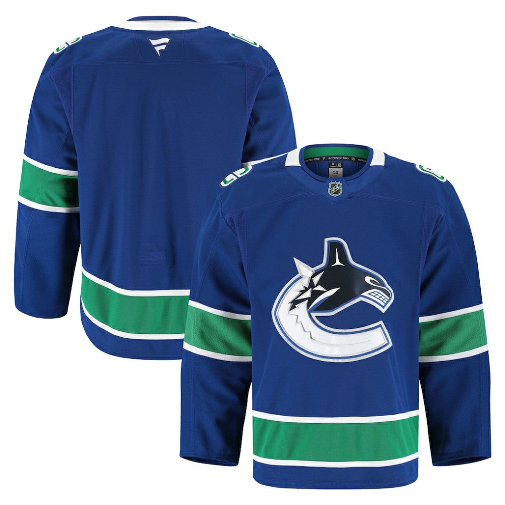 Vancouver Canucks Fanatics Home Authentic Pro Jersey - Blue | US 201897987
