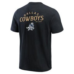 Dallas Cowboys Darius Rucker Collection Washed Henley T-Shirt - Black T-shirts