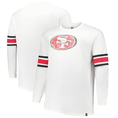 San Francisco 49ers '47 Big & Tall Premier Brex Long Sleeve T-Shirt - White T-shirts