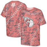 Cleveland Guardians Youth Slide Score Bold T-Shirt - Red T-shirts
