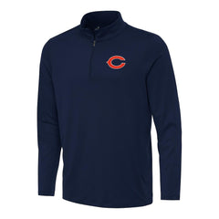 Chicago Bears Antigua Reprocess Quarter-Zip Top - Navy Tops