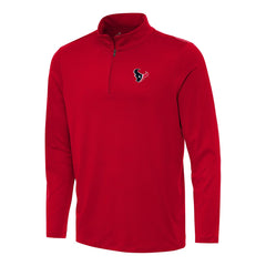 Houston Texans Antigua Reprocess Quarter-Zip Top - Red Tops